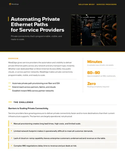 Network engineer working in a data center